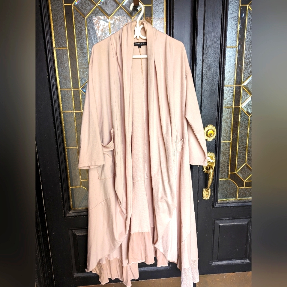 Vivien Shyu Pale Pink Cotton Duster